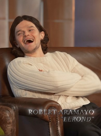 Behind Galadriel and Elrond’s kiss. Watch the full “Inside The Rings of Power” interview now on YouTube.