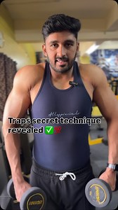 Start doing dumbell or barbell shrugs with this technique 4sets 12/14 repetitions each set take 2minutes rest in between sets and repeat the same also keep increasing weight in every set according to your lifting capacity. . . . . . #shrugs #traps #shoulder #shoulderworkout #fitness | Nirbhay Pandey