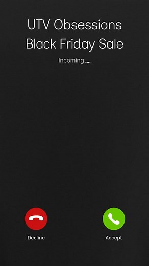 Discount are calling ☎️ You better pick up!!! Savings are LIVE on the website NOW! www.utvobsessions.com . . . #utvobsessions #rzr #canam #glamis #polaris #oregondunes #fyp #blackfriday #cybermonday | UTV Obsessions.