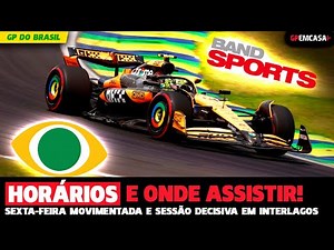 🚨Brazilian GP: Times and Where to Watch Friday's Sessions | Formula 1 | GP at Home+