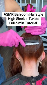 411K views · 5.4K reactions | ASMR Ballroom Hairstyle Tutorial High Sleek Ponytail + 4 Side Twists Full 3 minutes Hair Tutorial ❤️‍ What Do Y’all Think of Her Hair Transformation?⁉️ | Coco Caliente Podcast | Facebook