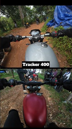 Side-by-Side Cold Start | Triumph Scrambler 400X vs Speed 400 #scrambler #truimph