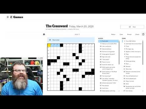 Learning Crossword Week 95 | NYT Crossword Friday March 20, 2026