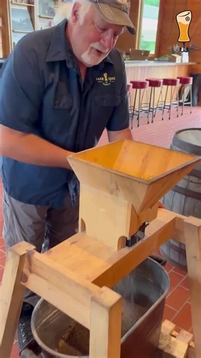 Brewing an American Porter the old school way at Old World Wisconsin 🍺🪵 Lake Louie “Brewmaster” Kirby takes us behind the scenes to see how the brewing magic happens. While the process has since revolutionized from the 1800’s, the same ingredients are required - grain, hops, and a whole lot of love! 🍺❤️ #lakelouie #wisconsinbrewingcompany #oldworldwisconsin #wisconsin #fyp