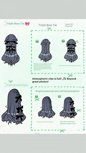 “Quick & cute bow braid ideas 🎀” #bowbraids #bowbraidtutorial #braidideas #cutebraids #hairtutorial #hairbraidingtutorial #hairstylesharing #dailybraiding #cutehairstyles #datehairstyle #outinghairstyle | Her Favorite Choice