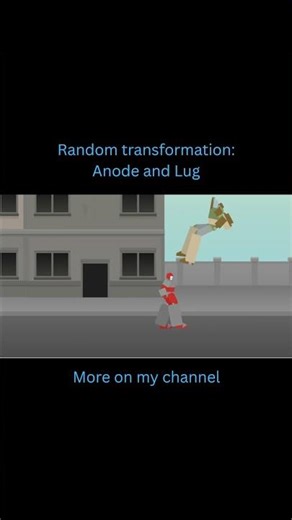 Random transformation: Anode and Lug #transformer #autobots #sticknodes #animation