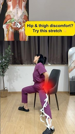 Butt & Thigh Discomfort Like Electric Shock? Try This Piriformis Stretch at Home