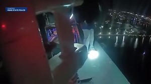 Body camera shows rescue of man in crisis from Tobin Bridge