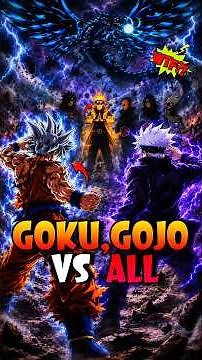 Gojo & Goku vs Naruto Universe?! 😱🔥 Who Wins? #anime #shorts