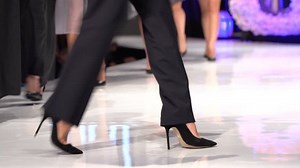 Female Models Walk Runway Different Dresses Stock Footage Video (100% Royalty-free) 1017809488 | Shutterstock