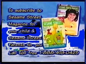 Sesame Street Magazine Promo (Zoobooks Version)