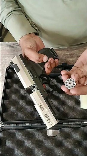 Walther CP99 Pellet Pistol Test Fire #airgun #co2airgun #pellet #Walther #9mmpistol #shorts