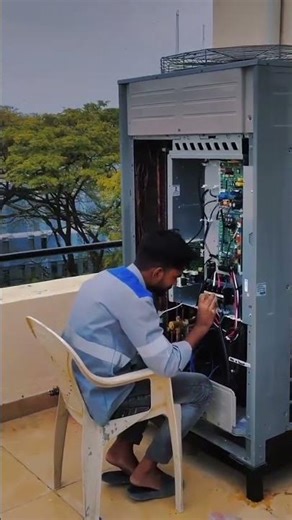 #tending video VRF VRV new machine installation computer checking error#airconditioning