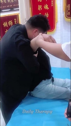 Alleviate shoulder and neck fatigue technique correction #pure #massage #relaxing