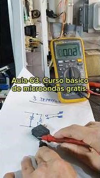 Aula-63. Curso básico de microondas grátis. Aula prática, teste dos relés.