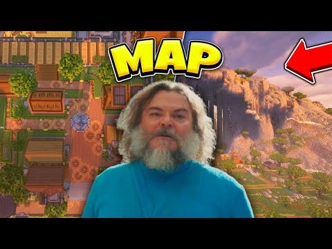 The Largest Map from Minecraft Movie – Movie Island, Legendary Locations and Minecraft Secrets!