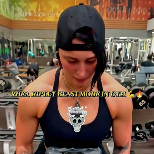 Rhea Ripley Goes Beast Mode in the Gym 💪🔥 #RheaRipley #WWE #Gym #BeastMode #Shorts