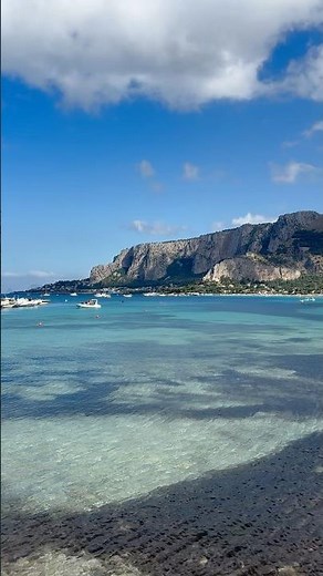 🌊 Spiaggia di Mondello – Sicily’s Famous Beach Near Palermo 🇮🇹☀️