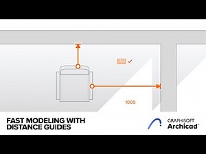 What's new in Archicad - Improved Distance Guides