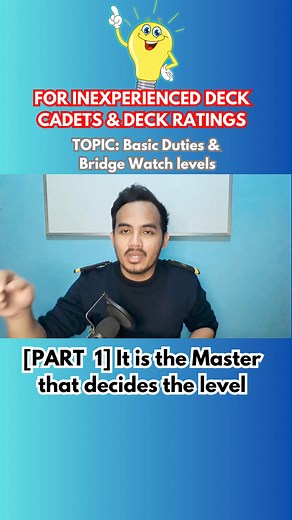🟥[PART 1] Basic duties, Bridge Watch Levels with a Third mate onboard the ship. For Deck Cadets & Deck Ratings | Online Third Mate