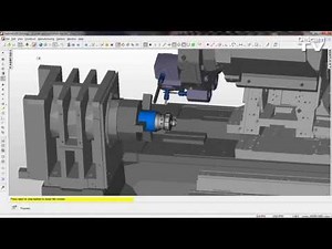 FeatureCAM & Haas DS lathe (with live tools)