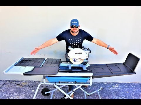 Kobalt High Capacity Wet 10" Tile Saw Review