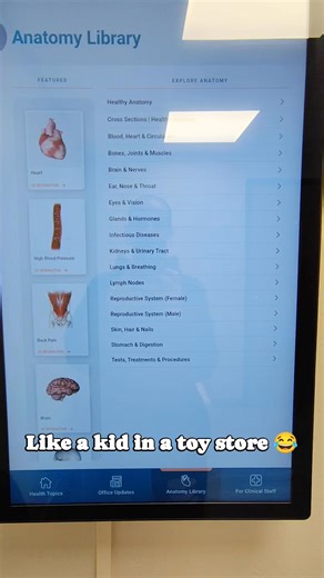 Using a virtual anatomy library allows for an interactive, in-depth understanding of the human body. It provides detailed 3D models, layered systems, and accurate anatomical structures that enhance learning, improve retention, and support hands-on exploration without the limitations of physical specimens. #anatomylibrary #anatomy #library #doctor #doctorsoffice #Arizona #patientpoint #health #healthcare #healthylifestyle #checkup | Nicole Eaton - Thompson