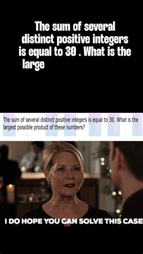 Distinct Integers Sum to 30 | Math Olympiad Challenge #OlympiadPrep