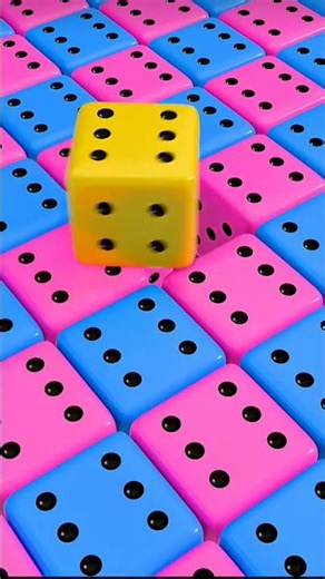 Satisfying Dice Slide Loop | Colorful 3D Animation