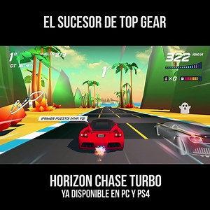 60K views · 1.7K reactions | Un vistazo al gameplay de Horizon Chase Turbo, el sucesor espiritual de Top Gear que ya está disponible en PC y PS4. Además cuenta con nueva música del compositor original de Top Gear, Barry Leitch. | TEC | Facebook
