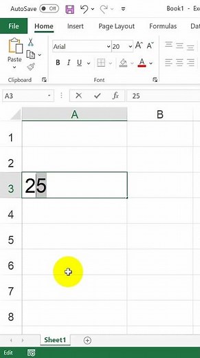 How to write exponents in Excel
