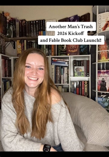 Another Man’s Trash Reading Challenge: 2026 Kickoff AND FABLE BOOK CLUB ANNOUNCEMENT!!! Join at the link in my bio!! #booktok #bookish #CapCut