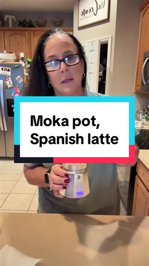 Moka pot and make the best Spanish latte you’ve ever had! Don’t forget to save this video. The video is the recipe.#fyp #coffeetok #homecafe #mokapot #spanishlatte