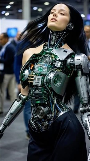 This Android Woman Looks 100% Human… Until They Open Her Chest