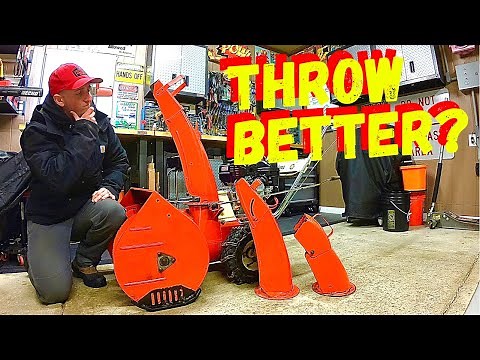 DOES A TALLER SNOWBLOWER CHUTE THROW SNOW BETTER THAN A SMALLER ONE?