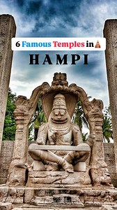13K views · 1K reactions | 6 Famous & Beautiful Temples in Hampi...