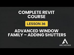Advanced Window Family in Revit – Adding Shutters