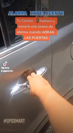Ahora tu #Celular hablará y sonará una #Alarma en caso alguien abras tus puertas así tengas bloqueado y/o apagado la pantalla de tu Celular #gps #gpstracker #antirobo #alerta #gpssmart #vehículo #parati #viral #bebitofiufiuu #smart #duermetranquilo