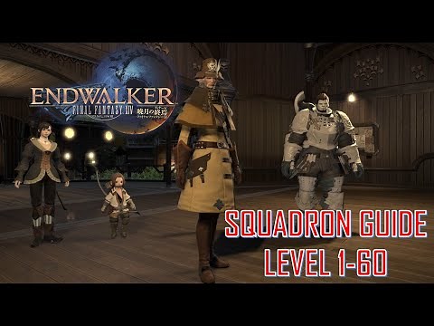 Final Fantasy XIV - Squadron Guide Level 1-60