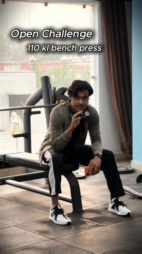 Open Bench Challenge 110 kl 🇮🇳❤..#youtubeshorts