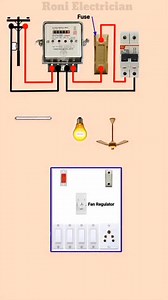 House Wiring Diagram | Easy Switchboard Wiring Step by Step | #shots #housewiring | Roni Electrician