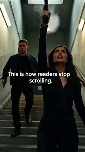 Message for professional and cinematic book trailer