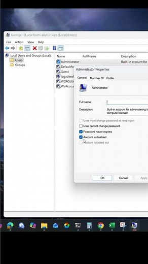 Activate Administrator Account via Run Command! ⚡ #windowstips