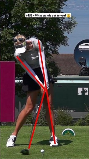 Golf Swing Slow Motion Driver (Jessica Korda) #golfskool