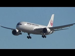 Japan Airlines B787-8 Dream Liner at San Diego Airport サンディエゴ空港のJAL787-8
