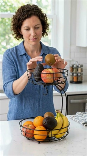 ✅ Top-Rated Fruit Basket on Amazon 🍎 #kitchenorganiser #basket