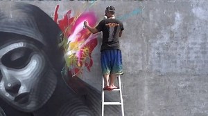 41K views · 1.7K reactions | Painting with @mac_arte in Cambodia  music by @farpomarx from @choe_show | David Choe | Facebook