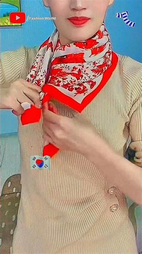 Square Scarf Basics | 사각 스카프 기본 | 四角 基本