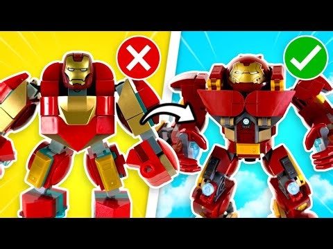 I Upgraded Basic Lego Avengers Sets…