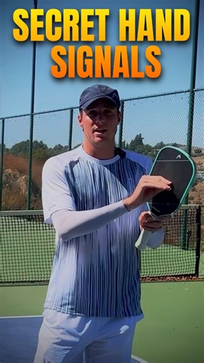 Shea Underwood on Instagram: "Follow @sheaunderwood_ ✅ more info below👇 Try these secret hand signals pros use Hand signals in pickleball aren’t just for show—they’re actually one of the most effective ways to coordinate with your doubles partner without saying a word. Most players know these three basic signals: Switch – You’re going to swap sides after the return. Stay – Everyone holds their position. Fake – You pretend to switch, then stay put. Great way to throw off the server. But here’s w
